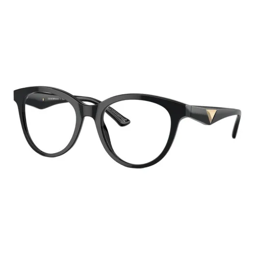 EMPORIO ARMANI Ацетатные оправы для очков "Кошачий глаз" женские черные