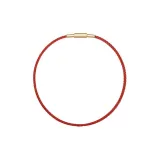 Красный, твист, пряжка, шнурок