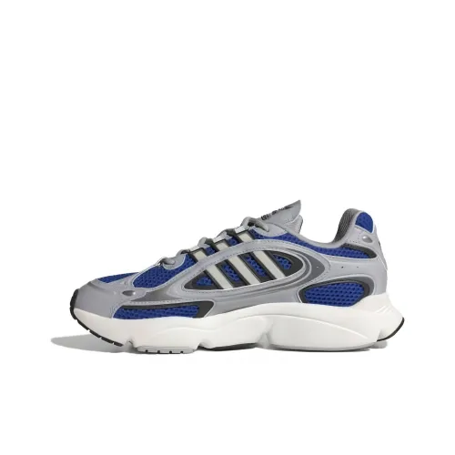 Adidas Originals Ozmillen Устойчивые к истиранию Дышащие Низкие Беговые кроссовки Мужские Синие и Серебряные