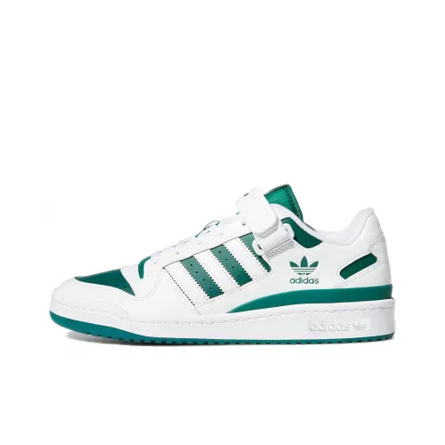 Adidas Originals FORUM Low Топ Скейтборд Кроссовки Унисекс Белый Зеленый