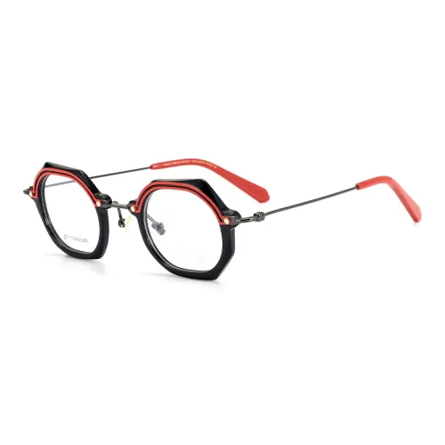 THANKSGIVING Титан Пластина And Титановый сплав Металл Ацетат металла Овал Оправы для очков Унисекс