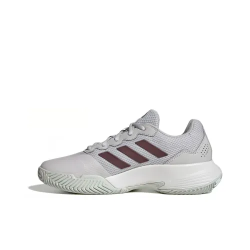 Adidas GAMECOURT 2,0 Амортизация Низкий Топ Теннисные Кроссовки Женские Тауповые