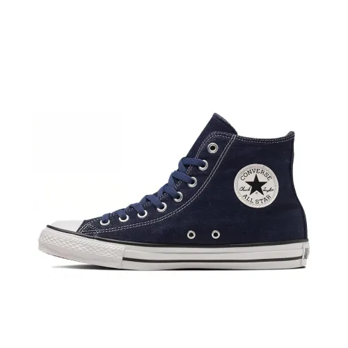 Конверс All Star All Star Деним ST HI Устойчивый к истиранию Дышащие Высокие Кеды Унисекс Синий