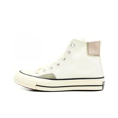 Конверс 1970s Chuck Taylor All Star Hi Устойчивые к истиранию высокие кеды унисекс белые
