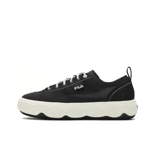 FILA Rock Low-Top Canvas Shoes Men's Black