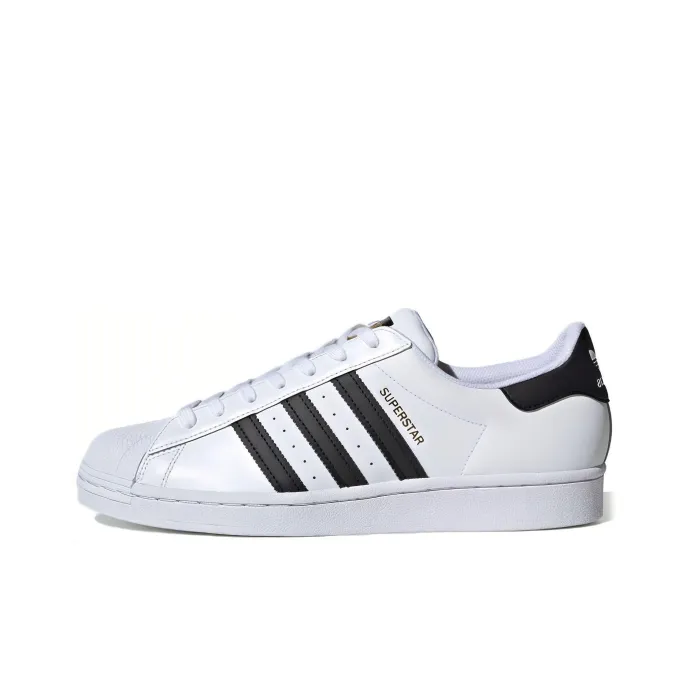 Adidas Originals SUPERSTAR Low Топ Скейтборд Кроссовки Унисекс Белый Черный