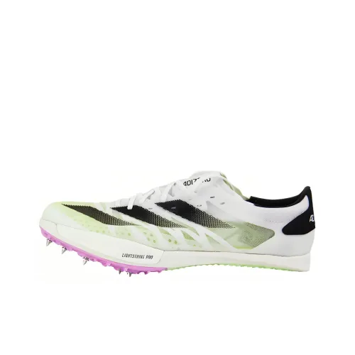 Adidas Adizero Ambition Тренировочные Кроссовки Низкие Белый Желтый Унисекс