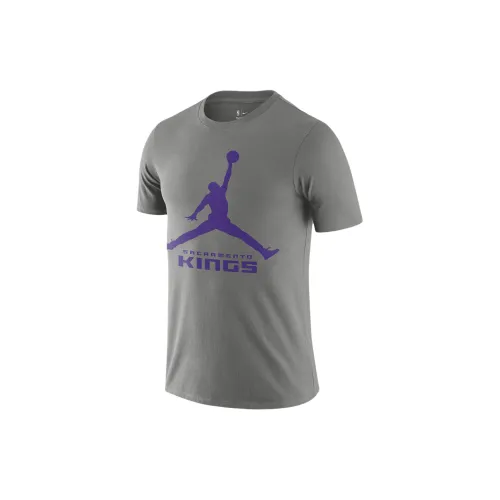 Jordan NBA Коллаборация Sacramento Kings Essential T-Shirt Sacramento Kings Мужской Темно-стальной Серый