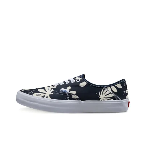 Vans Authentic SF Coating Low-Top Скейтборд Кроссовки Унисекс Синие Белые