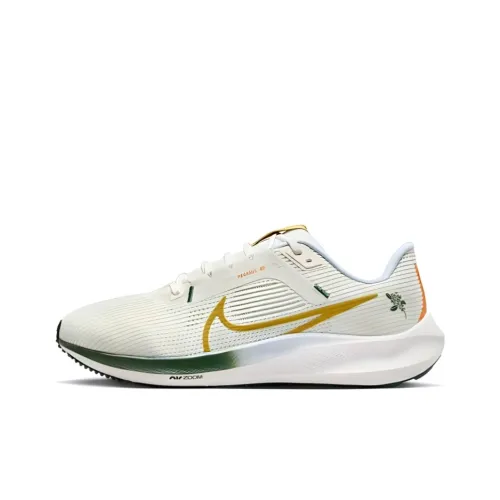 Nike Air Zoom Pegasus 40 Low Топ Повседневный Тренировочные Беговые Кроссовки Мужские Бежевые