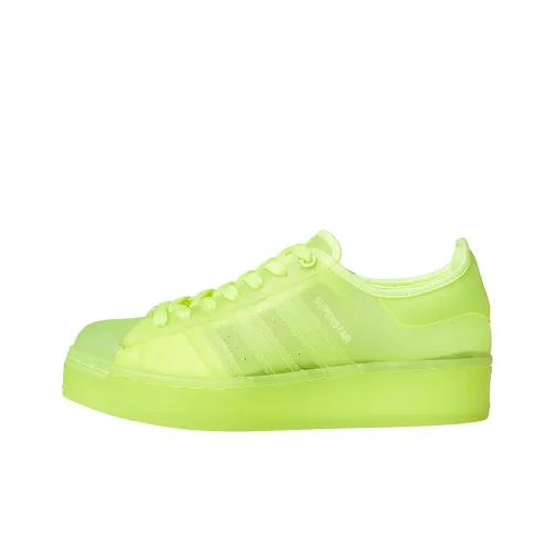 Adidas Originals Superstar Jelly Low Топ Кроссовки для скейтбординга Женские Зеленый