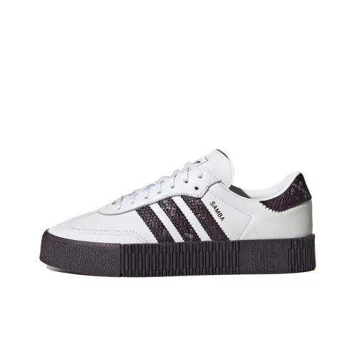 Adidas Originals Samba Wdirect Low Топ Кроссовки для скейтбординга Женские Белые Фиолетовые