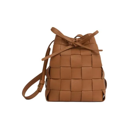 MANSUR GAVRIEL Корова Кожа Ведрообразная Сумка Сумка через плечо Мини Женский Коричневый