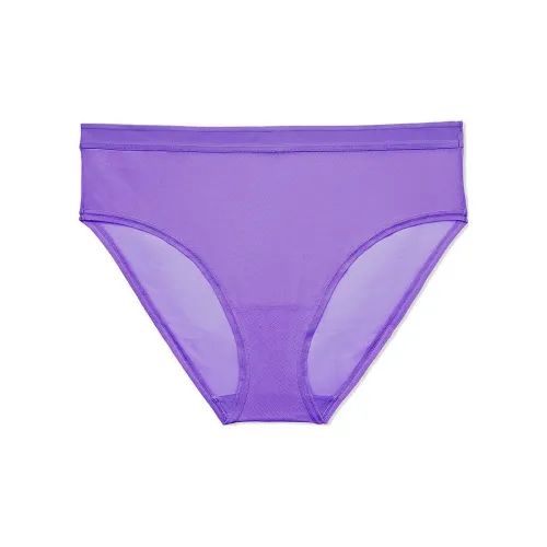 Victoria's Secret Розовый CURVY Couture Прозрачный Сетка Высокая Нога Трусики Nv Нижнее белье Женские 1 Пачка Фиолетовый