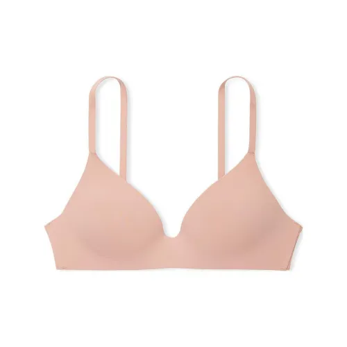 Victoria's Secret The T Рубашка Коллекция 2314 Комфортный Стиль Легко Подкладанный Беспроводной Бюстгальтер Женский Кожа Розовая