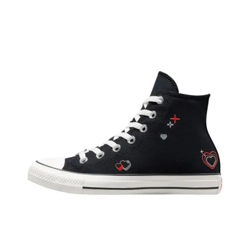 Конверс All Star High Top Canvas Shoes Black Women's