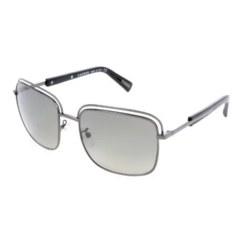 Lanvin Нерегулярная форма Солнцезащитные очки Женские Серый