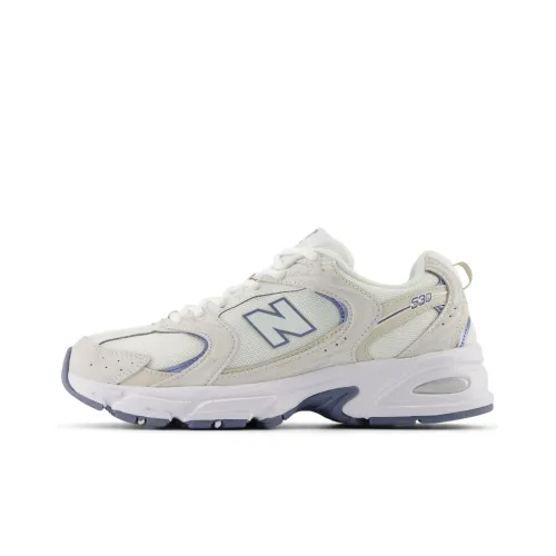 New Balance NB 530 Амортизация Износостойкий Низкий Топ Беговые кроссовки Унисекс Синий Белый