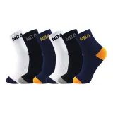 6 пар (Белый + Черный + Темно-синий)