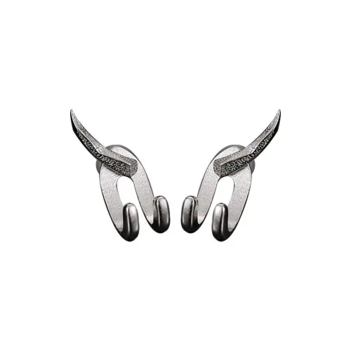 SIMPLE LURE Серьги-гвоздики из серебра 925 пробы Мужские