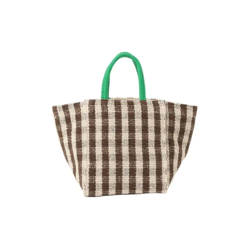 BEAMS Lilas Campbell Коллаборация Хлопок Тоут Сумка Сумка для покупок Сумка Женская Коричневая