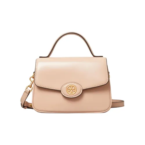 TORY BURCH Robinson Лакированная кожа Сумка через плечо Сумка Маленькая Женская Розовая