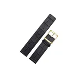 Бамбук с рельефом, черный, золотистая пряжка