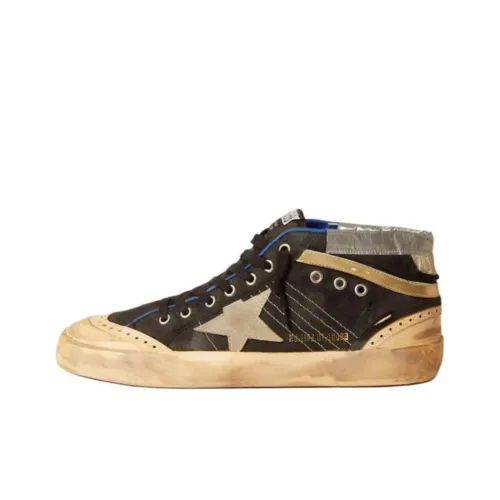 Golden Goose Mid Star MID Топ Кеды Женские Черный