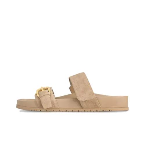 LOUIS VUITTON Bom Dia Мода Тапочки Женские Умбра