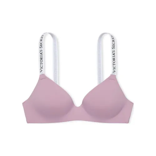 Victoria's Secret Розовый The T Рубашка Легко Подкладанный Беспроводной Бюстгальтер Cyclamen Бюстгальтер Женский Светло-фиолетовый