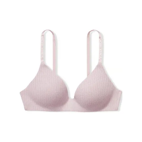 Victoria's Secret Розовый The T Рубашка Легко Подкладанный Беспроводной Бюстгальтер PP Бюстгальтер Женский Светло-фиолетовый Красный