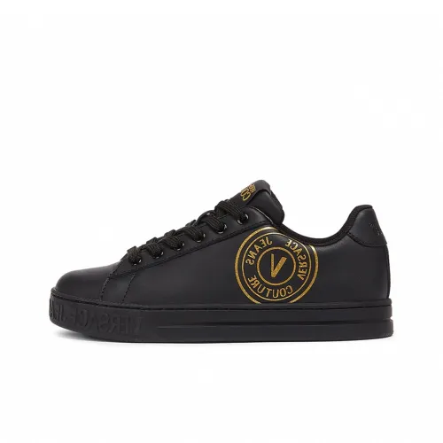 VERSACE JEANS COUTURE Скейтборд Кроссовки Низкие Черные Женские