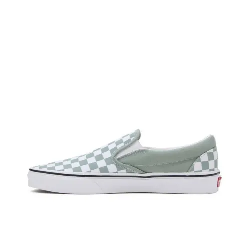 Vans Classic Slip On Классический Slip On Low Топ Скейтборд Кроссовки Унисекс Бирюзовый