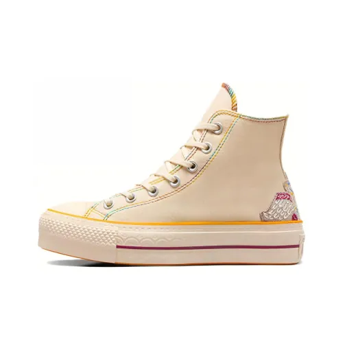 Конверс Устойчивые к истиранию амортизаторы High Топ Кеды Женские Белые