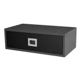 [Цвет Кубик Рубика Коллекция Ящик] Черный цвет рояля [3 слота для часов]