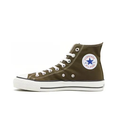 Конверс Холст All Star J Hi Устойчивый к истиранию Дышащий Низкий Верх Обувь Унисекс Коричневый Зеленый