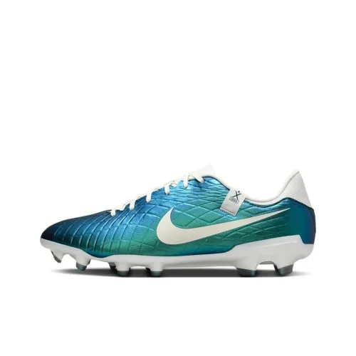 nike Tiempo Legend 10 MG MULTI Ground FG Твердый грунт Футбольные бутсы Унисекс Белый Зеленый