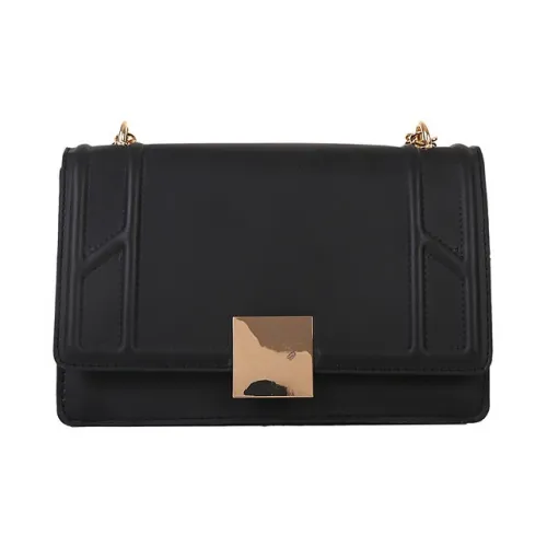 Meow In The Grass ПУ (полиуретан) Сумка через плечо Сумка на плечо Женская Черный Белый Хаки