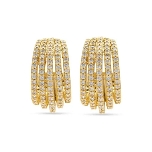 KENNETH JAY LANE 14K Золото с покрытием Кубический цирконий Брасс Женские Золото