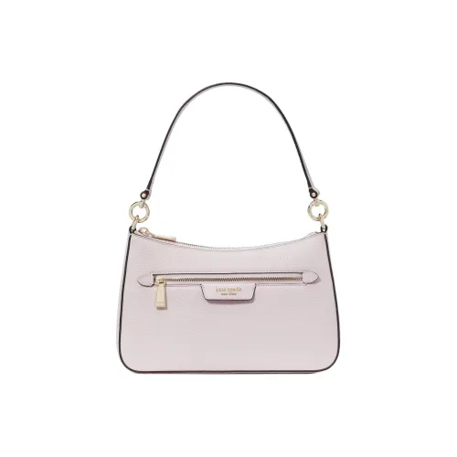 Kate Spade Hudson Litchi Grain Leather Portable Crossbody Bag Shoulder Bag Women's Glitter Pink Pink