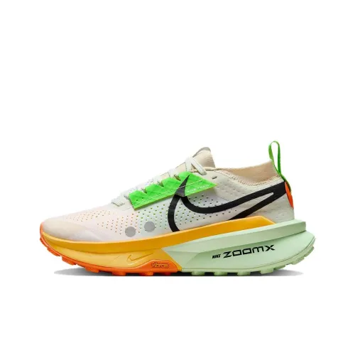 Nike ZoomX Zegama Trail 2 Беговые кроссовки Низкий Топ Гора Белый/Лазерный Оранжевый/Голландский Оранжевый/Черный Женские