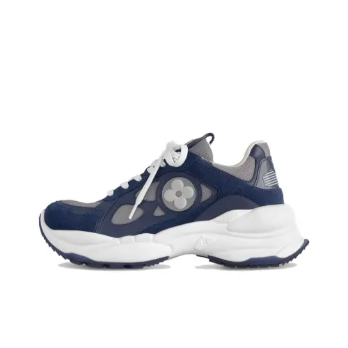 LOUIS VUITTON Run 55 Low Топ Повседневная обувь Женская Синяя
