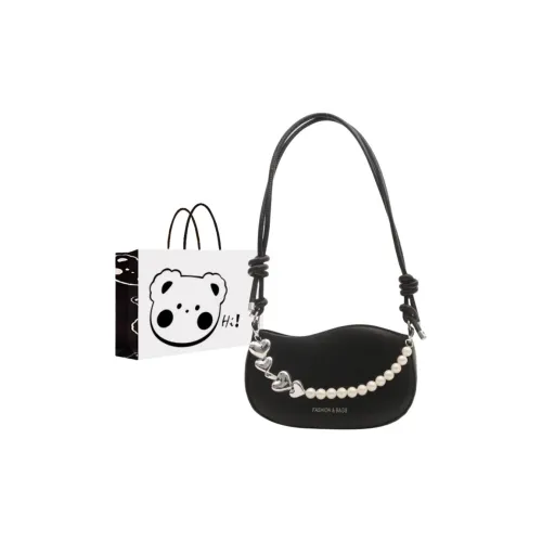 NX DOUGHNUT ПУ (полиуретан) Одно плечо Сумка Женская Черный Белый Серебряный Хаки Коричневый