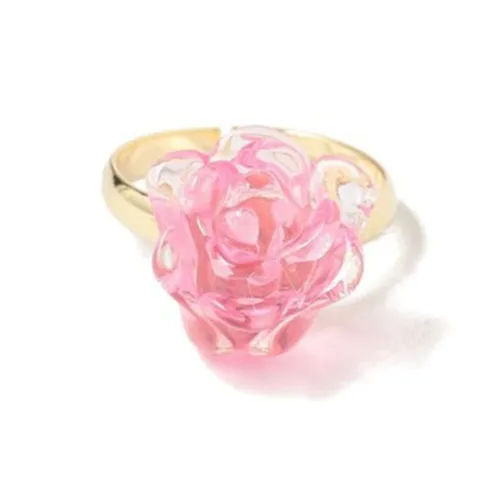 BEAMS Меламин Смола Железо Кольца Женские Розовый