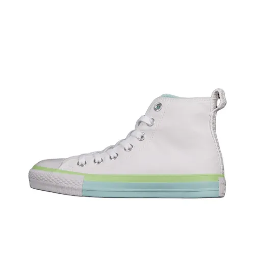 Converse Chuck Taylor All Star High Топ Кеды Женские Белые Зеленые