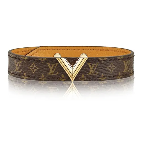 LOUIS VUITTON Монограмма Холст Телячья кожа Наручные повязки Женские