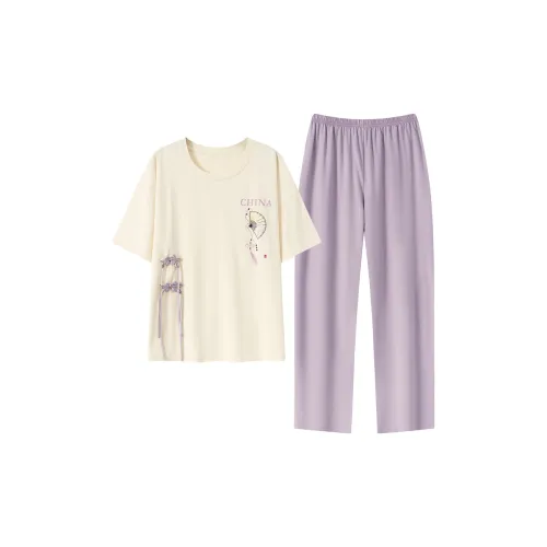 PBENO PD Пижамный комплект женский фиолетовый