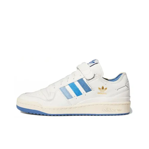 Adidas Originals FORUM 84 Low Топ Скейтборд Кроссовки Унисекс Белый Синий