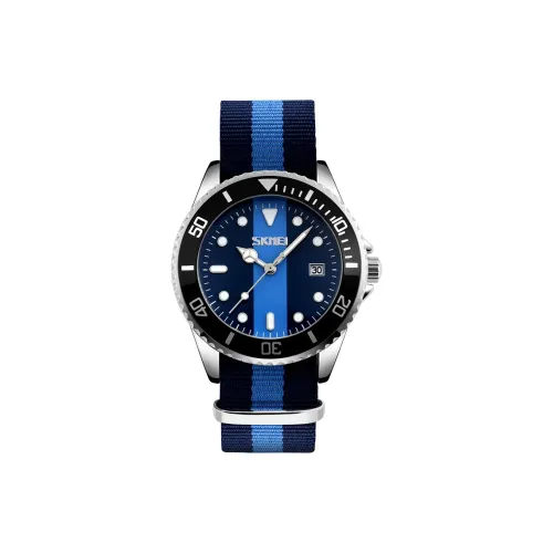 SKMEI Кварцевый механизм Мужские часы 41 мм Синий
