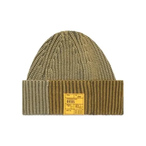 DIESEL Хлопок Полиамид Шапки-бини Мужской Коричневый